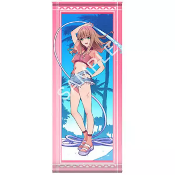 「宝多六花の“ほぼ等身大”ふともも！劇場版「グリッドマン ユニバース」夏休みモチーフの新規描き下ろしイラストグッズが登場」の画像