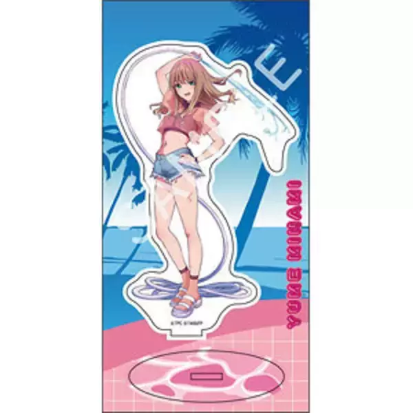 「宝多六花の“ほぼ等身大”ふともも！劇場版「グリッドマン ユニバース」夏休みモチーフの新規描き下ろしイラストグッズが登場」の画像