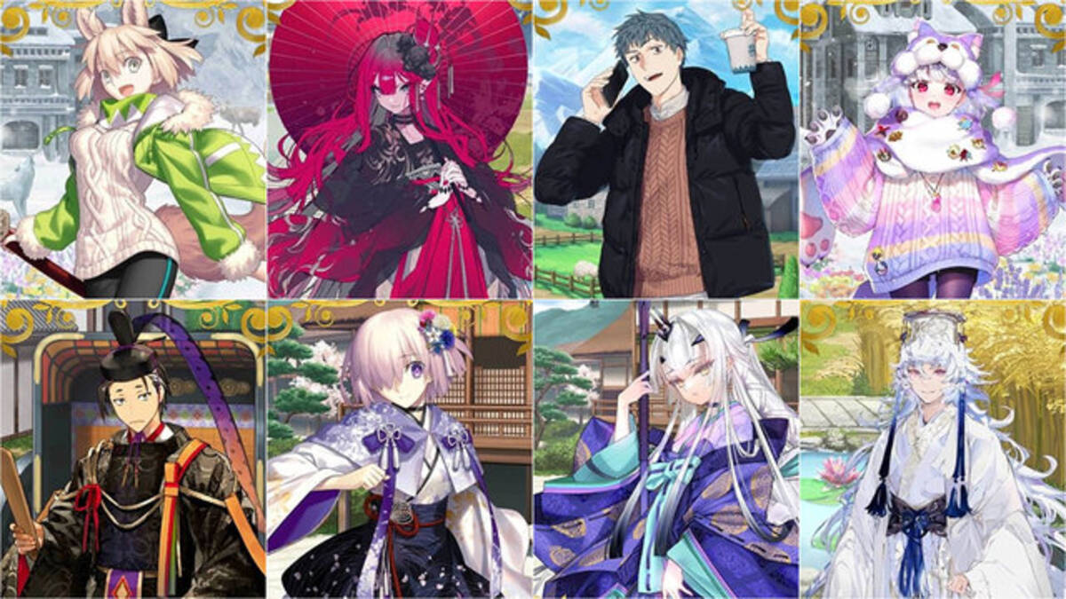 FGO』「英霊夢装」の人気ランキング発表！ 3位「マシュ」、2位 