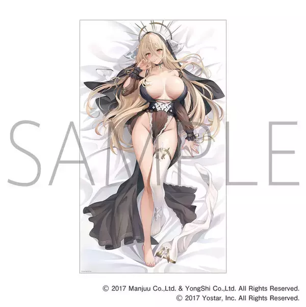 「『アズレン』セクシーすぎるオンラインくじが発売！インプラカブルの“胸がドアップ”になったピローケースなどがラインナップ」の画像