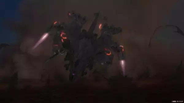 「映画オリジナルMS「アリュゼウス」フライトフォーム時の設定画公開！相対するνガンダムとクスィーなど、「閃光のハサウェイ」最新カットにも注目」の画像