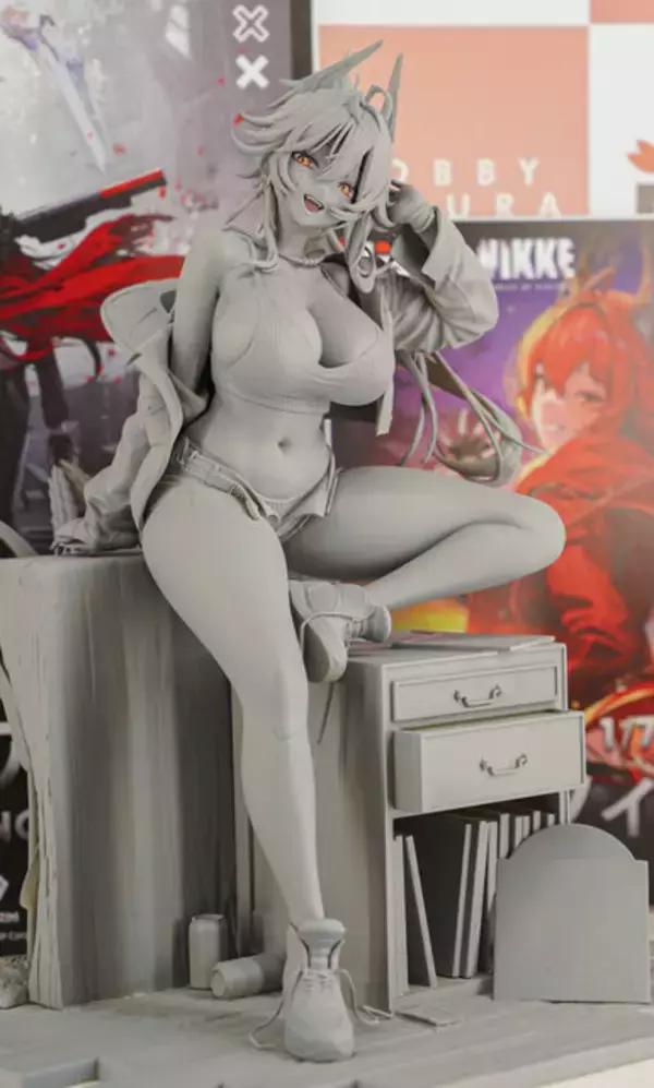 「『勝利の女神：NIKKE』が脅威の展示数！背中で魅せるフィギュアが「ワンフェス」に大集結【WF2026冬】」の画像