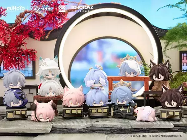 「ファミマで『崩壊：スターレイル』列車フィギュアが先行販売！40種以上のキャラを連結・積み上げて自由にディスプレイ」の画像