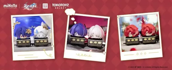 「ファミマで『崩壊：スターレイル』列車フィギュアが先行販売！40種以上のキャラを連結・積み上げて自由にディスプレイ」の画像