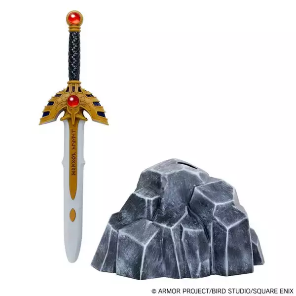 「ドラクエくじ「大魔王ゾーマとはじまりの島！編」がオンライン販売！岩に突き刺せる「ロトの剣」や、LED付きで光る「ゾーマ」フィギュアが神々しい」の画像