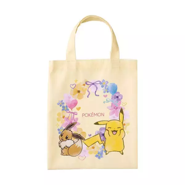 ピカチュウ＆イーブイやミュウのイラストが素敵！『ポケモン』トートバッグ＆ポーチコレクション第10弾ガシャポンに、使い勝手の良い計8種