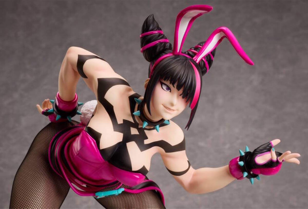 スト6』「ジュリ」がバニーガール姿でフィギュア化！網タイツで魅せる 