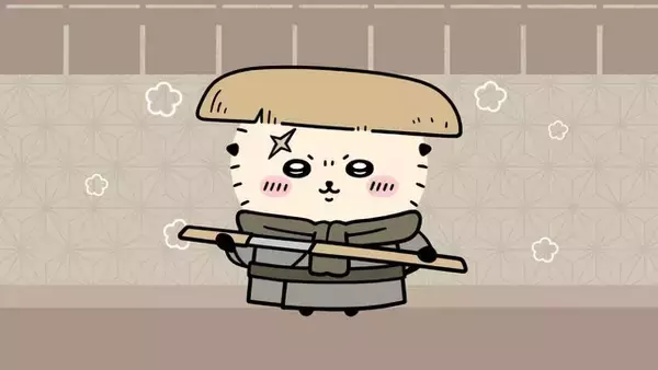 「岡っ引のちいかわ、火消のうさぎ達がむちゃかわ！『ちいかわぽけっと』で新テーマ「江戸イベント」開催」の画像