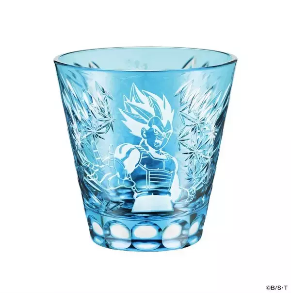 「孫悟空とベジータの必殺技を江戸切子で表現！「ドラゴンボールZ」モチーフの高級グラスが限定販売」の画像