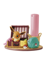 イーブイがウインク！『ポケモン』おうちでくつろぐパピモッチたちに癒されるデスクトップフィギュア全6種