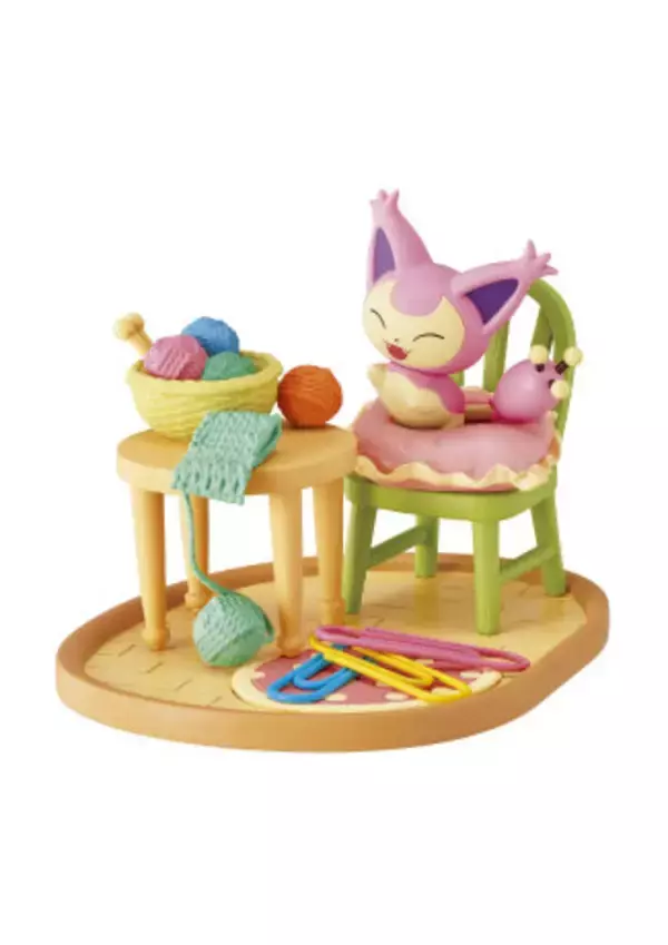 「イーブイがウインク！『ポケモン』おうちでくつろぐパピモッチたちに癒されるデスクトップフィギュア全6種」の画像