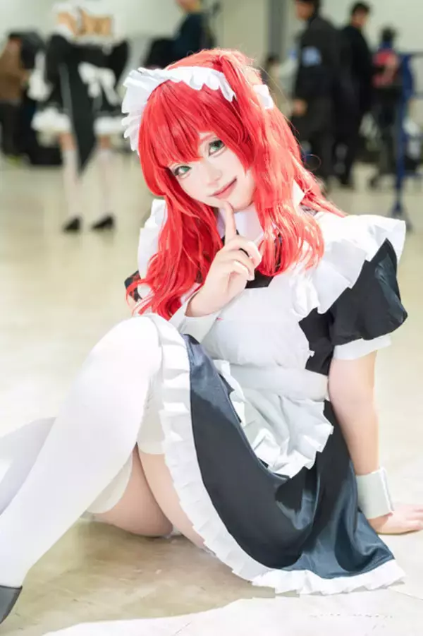 「【コスプレ】キャラの個性を感じさせる雰囲気作りと絶対領域に注目！「ぼっち・ざ・ろっく!」メイド併せが眼福の可愛さ【写真27枚】」の画像