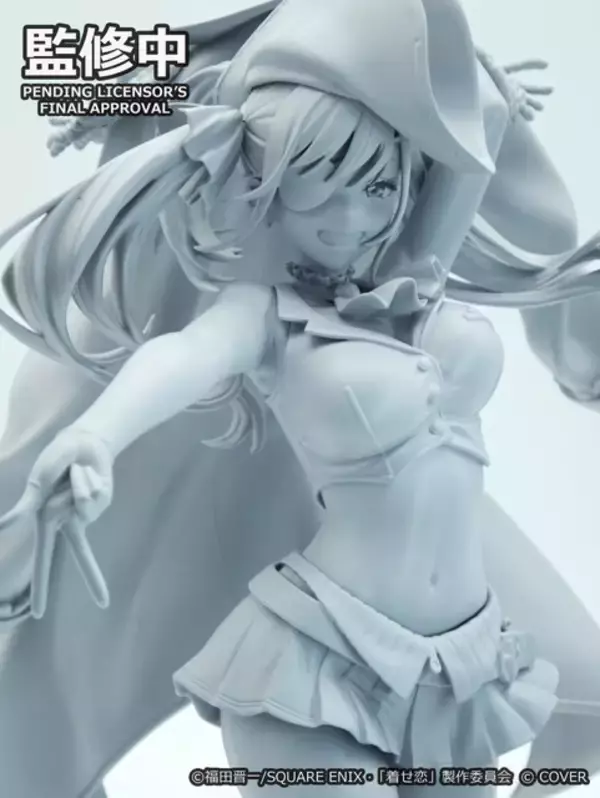 「ホロライブ・宝鐘マリンが女子校生に！？ 『着せ恋』喜多川海夢とのコラボフィギュアが原型初公開」の画像