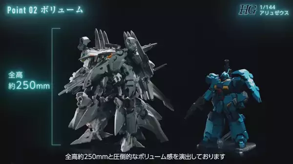 「映画オリジナルMS「アリュゼウス」早くもHGガンプラ化！変形はもちろん、内部メカとして「量産型νガンダム」も付属」の画像