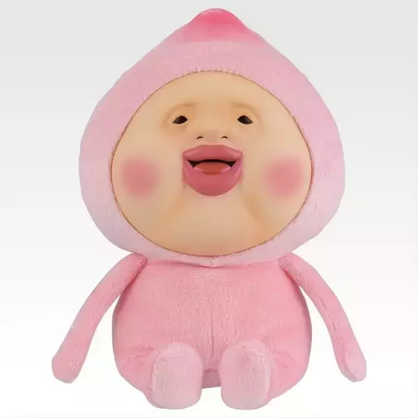 「人気絵本「こびとづかん」一番くじ発売！ラストワン賞は“カクレモモジリ”の正しい持ち方を学べる桃型ダイカットクッション」の画像