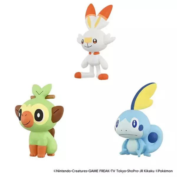 「『ポケモン』カントーからパルデアまでの“御三家”が勢揃い！30周年記念フィギュア「モンコレ」が豪華、パッケージは地方に合わせたデザイン」の画像