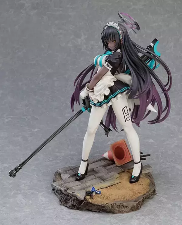 「クールな美しさを完全再現！『ブルアカ』メイドスナイパー「角楯カリン」、ホークアイ構えた凛々しい姿でフィギュア化」の画像