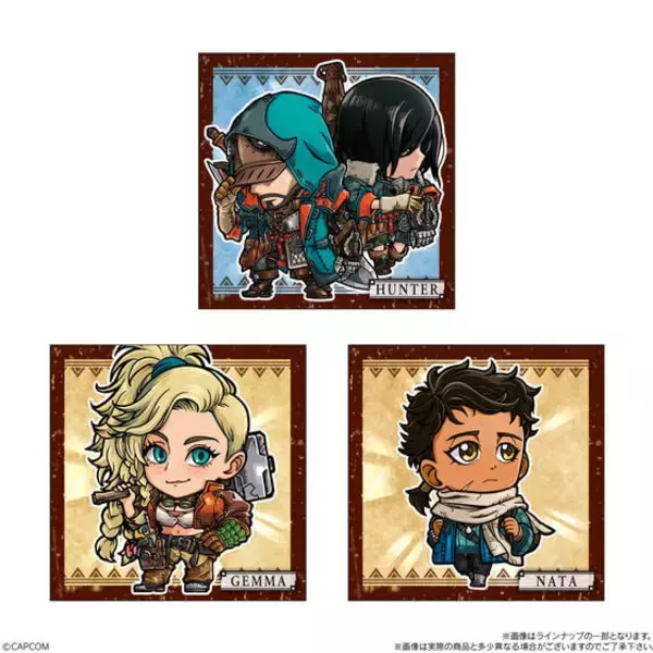 「『モンハンワイルズ』ハンターやモンスター、加工屋のジェマまでデフォルメ化！シールコレクション「にふぉるめーしょん」シリーズ初登場」の画像