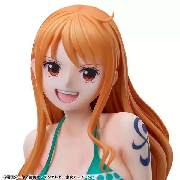 「「ワンピース」水着姿の「ナミ」が1/4スケールで巨大フィギュアに！明るい笑顔&抜群のスタイルでファンを魅了」の画像