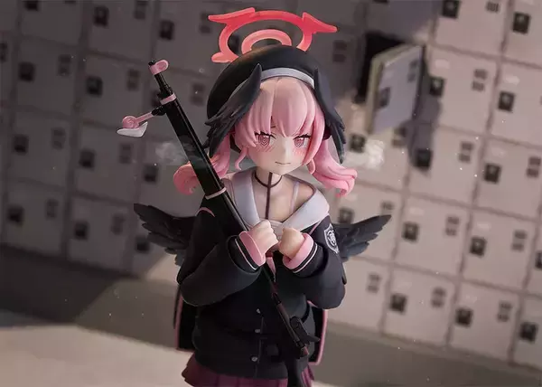 「「素行不良とか許さないから！」『ブルアカ』より「下江コハル」アクションフィギュアが予約開始ー恥じらいやネコ目など表情豊か」の画像