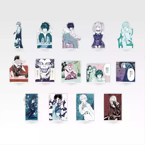 「夜神月、Lが表紙イラストを元に立体化！「一番くじ DEATH NOTE」全ラインナップ公開ー壁からすり抜けるリュークのマグネットも」の画像