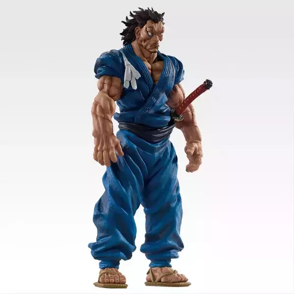 「烈海王と宮本武蔵が「刃牙」新作一番くじで相まみえるッッ！フィギュアは傷や筋肉、義足まで再現された“関ヶ原”なみの迫力造形」の画像