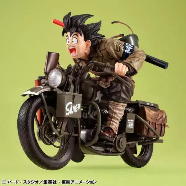 「特殊装備のバイクで疾走する「孫悟空」！「ドラゴンボール」印象的なイラストを元に、各部ディテールを徹底再現」の画像
