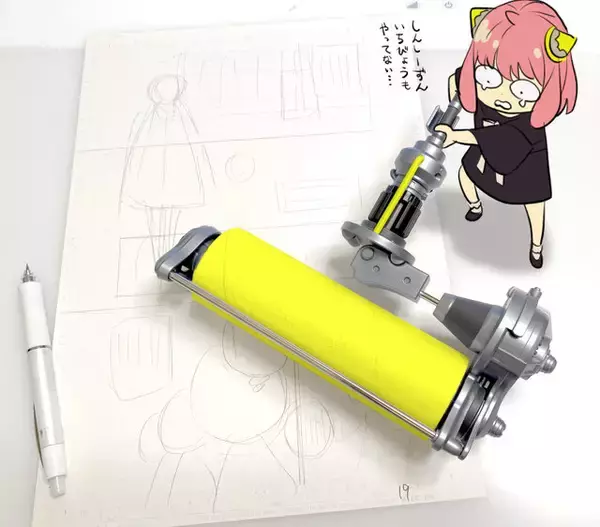 アーニャ「SPY×FAMILY」の原稿を“ダイナモローラー”でお手伝い！作者による『スプラトゥーン』ファンアートに2.9万いいね
