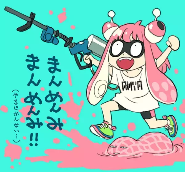 「アーニャ「SPY×FAMILY」の原稿を“ダイナモローラー”でお手伝い！作者による『スプラトゥーン』ファンアートに2.9万いいね」の画像