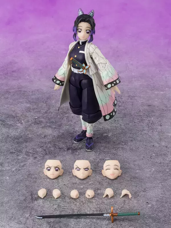 「「鬼滅の刃」より「胡蝶しのぶ」がアクションフィギュア化！羽織の模様・グラデーションなど美しさにこだわりつつ、広い可動域で戦闘シーンを再現可能」の画像