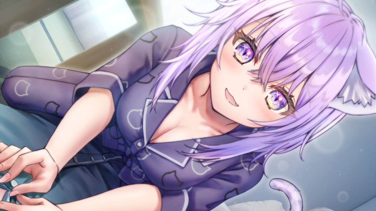 ホロライブ・猫又おかゆ、純愛ADV『おかゆにゅ～～む！』イベントCG 