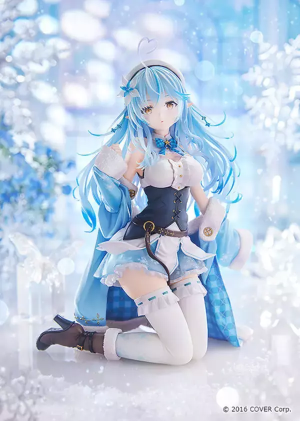 「ホロライブ「雪花ラミィ」1/6スケールフィギュアが再販！リン☆ユウママのイラストを元に、髪の毛や衣装など繊細に立体化」の画像