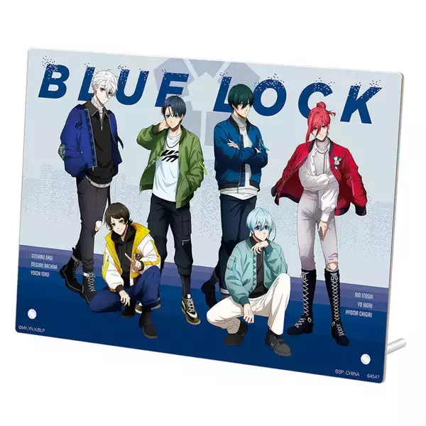 「一番くじ「ブルーロック」新作は潔、千切、凪の躍動感溢れるフィギュア！MA-1を着たエゴイストらの描き下ろしイラストグッズがラインナップ」の画像