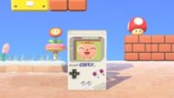 『あつ森』公式が「任天堂ゲーム機のマイデザイン」を配布！ファミコンTシャツ、ゲームボーイの顔出し看板など全6種類