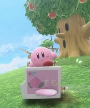 カービィが、まるで“果樹園”のモモ!? 『エアライダー』で制作されたオレマシンが話題にー「まんまるピンクで可愛いカービィは桃みたい」