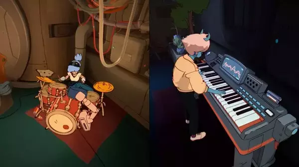 「レトロアニメ風グラフィックが特徴のスイッチ2向け協力ADV『オービタルズ』3つのツールを駆使して進むゲームプレイトレイラー公開！おすそわけ通信にも対応して2026年夏リリース 【Nintendo Direct 2026.2.5】」の画像