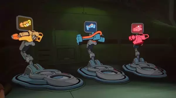 「レトロアニメ風グラフィックが特徴のスイッチ2向け協力ADV『オービタルズ』3つのツールを駆使して進むゲームプレイトレイラー公開！おすそわけ通信にも対応して2026年夏リリース 【Nintendo Direct 2026.2.5】」の画像