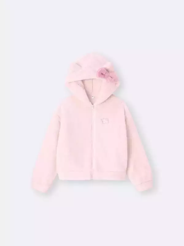 「GUから「ハローキティ＆ポムポムプリン」のコラボコレクション登場！スウェットやふわふわな“なりきり”ルームウェアが可愛い」の画像