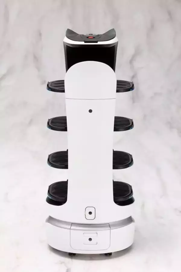 「ファミレスでお馴染み！ネコ型配膳ロボット「ベラボット」が大きめなサイズのプラモデルに」の画像