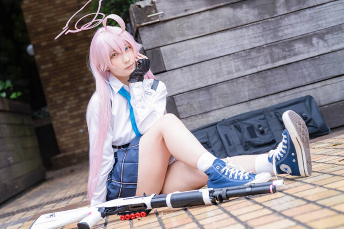 コスプレ】人気レイヤー・大河ももが『ブルアカ』小鳥遊ホシノの 