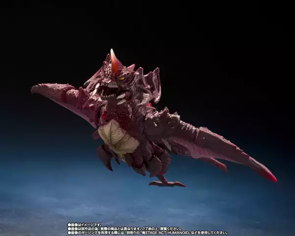 「「ゴジラVSデストロイア」より「ゴジラジュニア」と「デストロイア」3形態がセットで商品化！集合体は差し替えで伸びた状態の口を再現」の画像