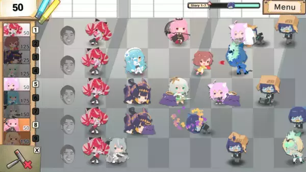 「50名以上のホロライブメンバーが“デフォルメロボ”に！タワーディフェンス新作『Holo vs Robo』Steamで配信開始」の画像