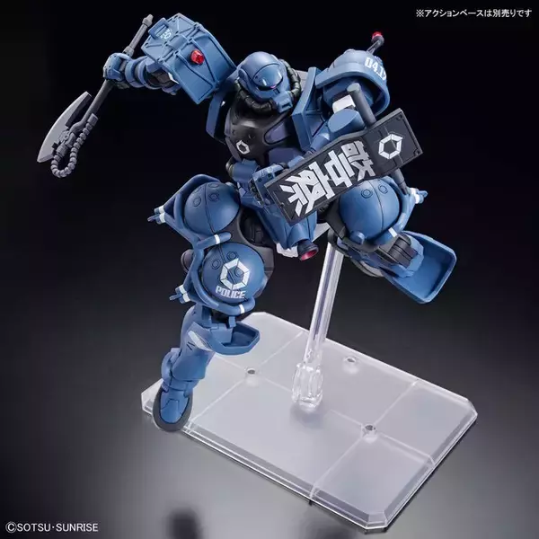 「ジークアクスの新作ガンプラ「HG 軍警ザク」発売！商品画像やパッケージイラストをチェック」の画像