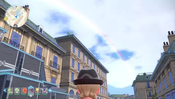 「『ポケモンZA』ではごく稀に「虹」を見られる―意外と気づきにくいミアレシティの天気模様」の画像