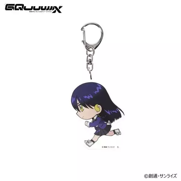 「可愛いデフォルメキャラが走る…！「ガンダム ジークアクス」より新グッズ発売―エンディングを切り取ったマチュとニャアンのアクリルスタンドも」の画像