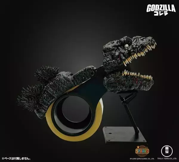 「衝撃の見た目！映画「シン・ゴジラ」“熱線”のように口からテープが出る「梱包テープカッター」が予約受付中」の画像