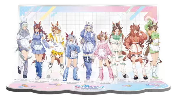 「オグリたちがメイド風のオリジナル衣装に！アニメ「ウマ娘 シングレ」キャラポップストアにて、限定描き下ろしグッズを展開」の画像