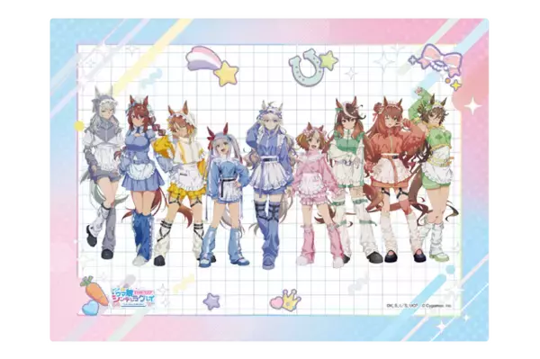 「オグリたちがメイド風のオリジナル衣装に！アニメ「ウマ娘 シングレ」キャラポップストアにて、限定描き下ろしグッズを展開」の画像