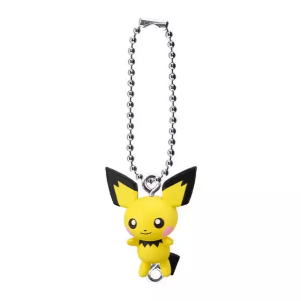 「ピチューとリオルそれぞれの進化形を揃えて繋げたい！『ポケモン』ガシャポン「つまんでつなげてマスコット」第14弾」の画像