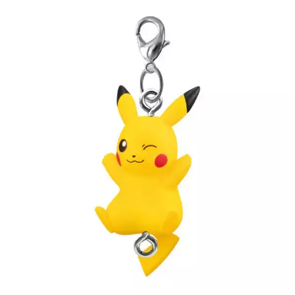 「ピチューとリオルそれぞれの進化形を揃えて繋げたい！『ポケモン』ガシャポン「つまんでつなげてマスコット」第14弾」の画像